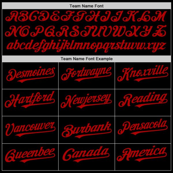 Custom Black Red Bomber Full-Snap Varsity Letterman Two Tone Hoodie Jacket - Image 4